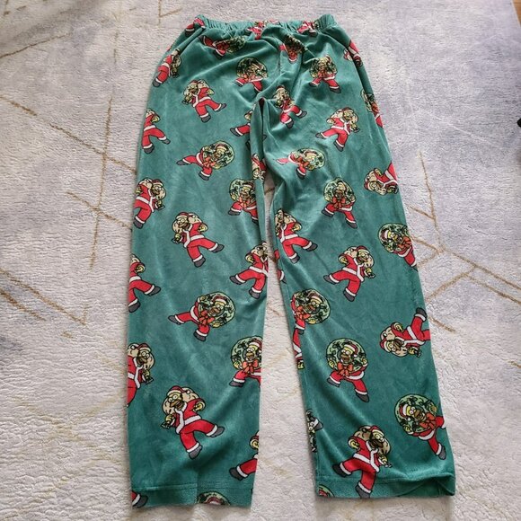 The Simpsons Happy Boxer Fleece PJ Pant Christmas - Size Small - Picture 2 of 6